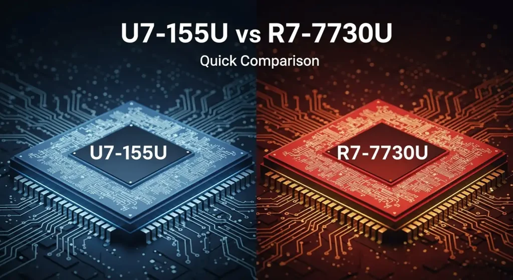 U7-155U vs R7-7730U – Quick Comparison – Al Ruba